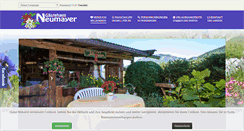 Desktop Screenshot of pension-neumayer.com